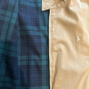 Men polo tan sports jacket